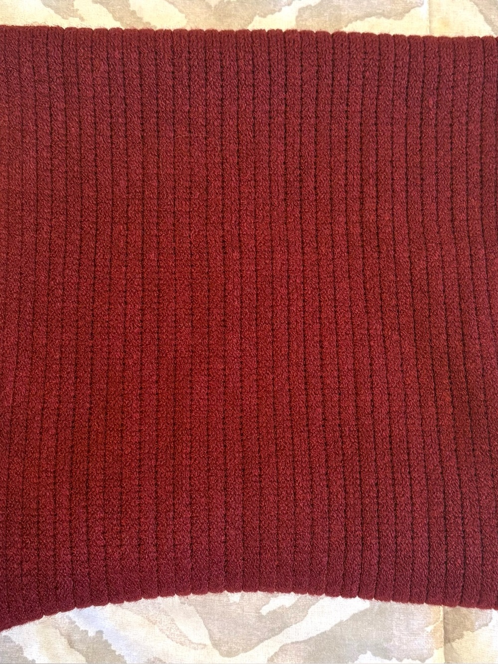 Ribbed Knit Winter Scarf